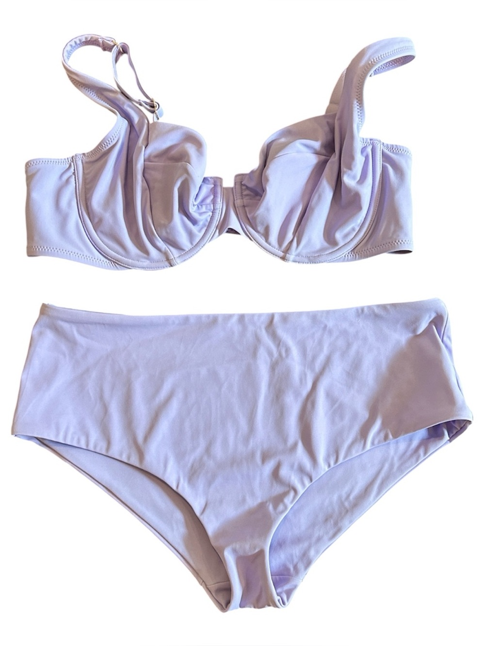 Lilac Two-Piece Bikini Set - Light Purple